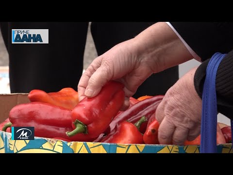 Ponuda i potražnja paprike na paraćinskoj pijaci