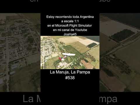 Comenten por donde quieren que pase 🇦🇷 #lamaruja #lapampa #argentina #microsoftflightsimulator