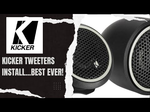 Installing Kicker Tweeters...Crazy Loud Results!!!