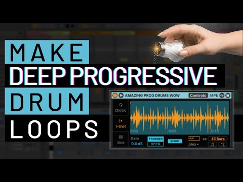 How to Make Deep Progressive House Drum Loops (Sudbeat, Lost & Found)