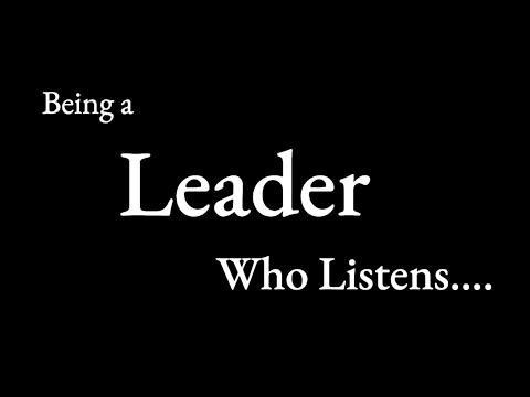 Listening in Leadership