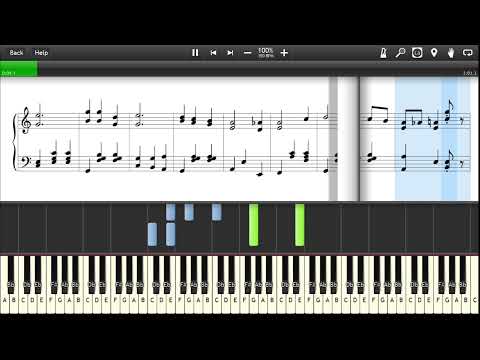 Killua's Theme - Yoshihisa Hirano - Synthesia Sheet Music Piano Tutorial [4K 60 fps]