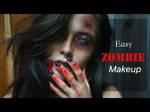 Easy Zombie Makeup using Makeup Geek Shadows | Melissa Alatorre thumnail