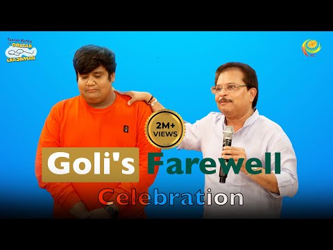 Goli's Farewell Celebration - Kush Shah | Taarak Mehta Ka Ooltah Chashmah | तारक मेहता