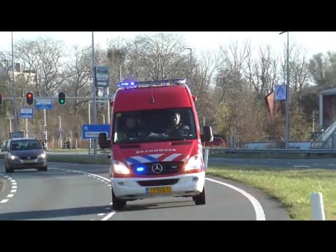 P1 02-6110 Wo brandweer Leeuwarden onderweg naar een ernstig incident in Zweins!
