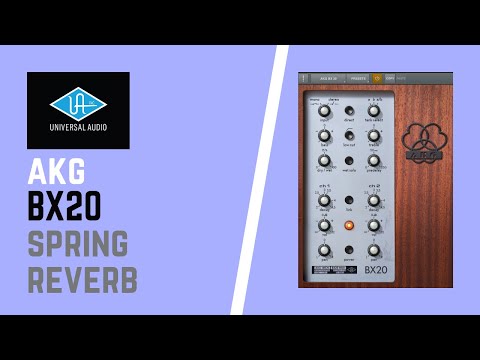 AKG - BX 20 Spring Reverb | UAD Universal Audio (Plugin)