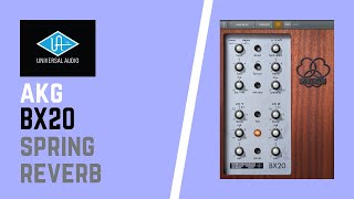 Video thumbnail for AKG - BX 20 Spring Reverb | UAD Universal Audio (Plugin) by Alberto Martinez Del Rio Guitar