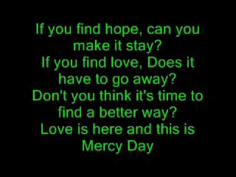 One Hundred Hours Mercy Day Lyrics