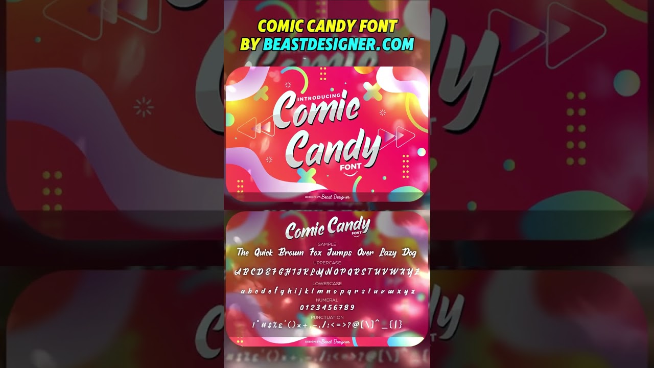 Comic Candy Font