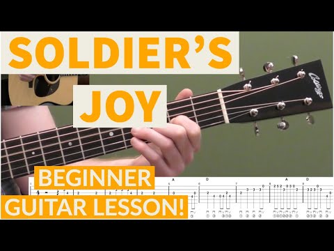 Soldier's Joy | Beginner Bluegrass Guitar Lesson With Tab