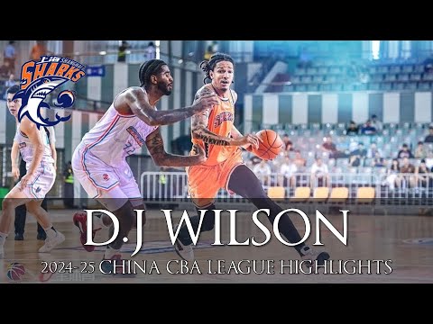 🇺🇸 DJ Wilson(디제이 윌슨) ✭ Shanghai Sharks ✭ 2024-25 Best Plays&Highlights