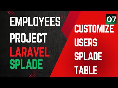 Setup Laravel with Splade Laravel Splade Employees Project Tutorial