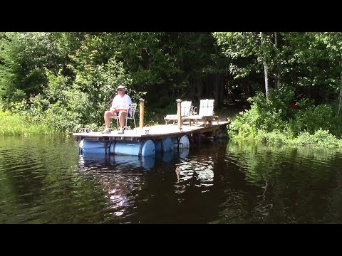 the Woodpecker Ep 227-  Rebuilding the dock at the cottage