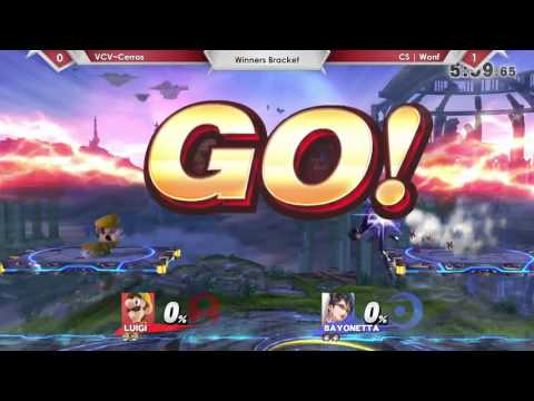 SP54 - VCV~Cerros (Mr. Game & Watch, Luigi) Vs. CS | Wonf (Bayonetta) Winners Bracket - Smash 4