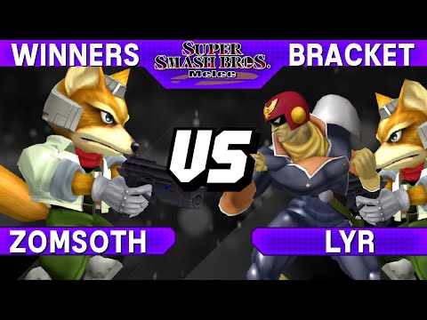 Smash Melee - Zomsoth (Fox) vs Lyr (Falcon / Fox) - S@LT 212 Winners Bracket