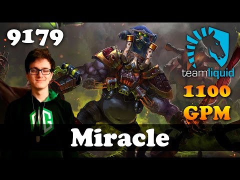 Miracle Alchemist 1100 GPM | 9179 MMR Dota 2