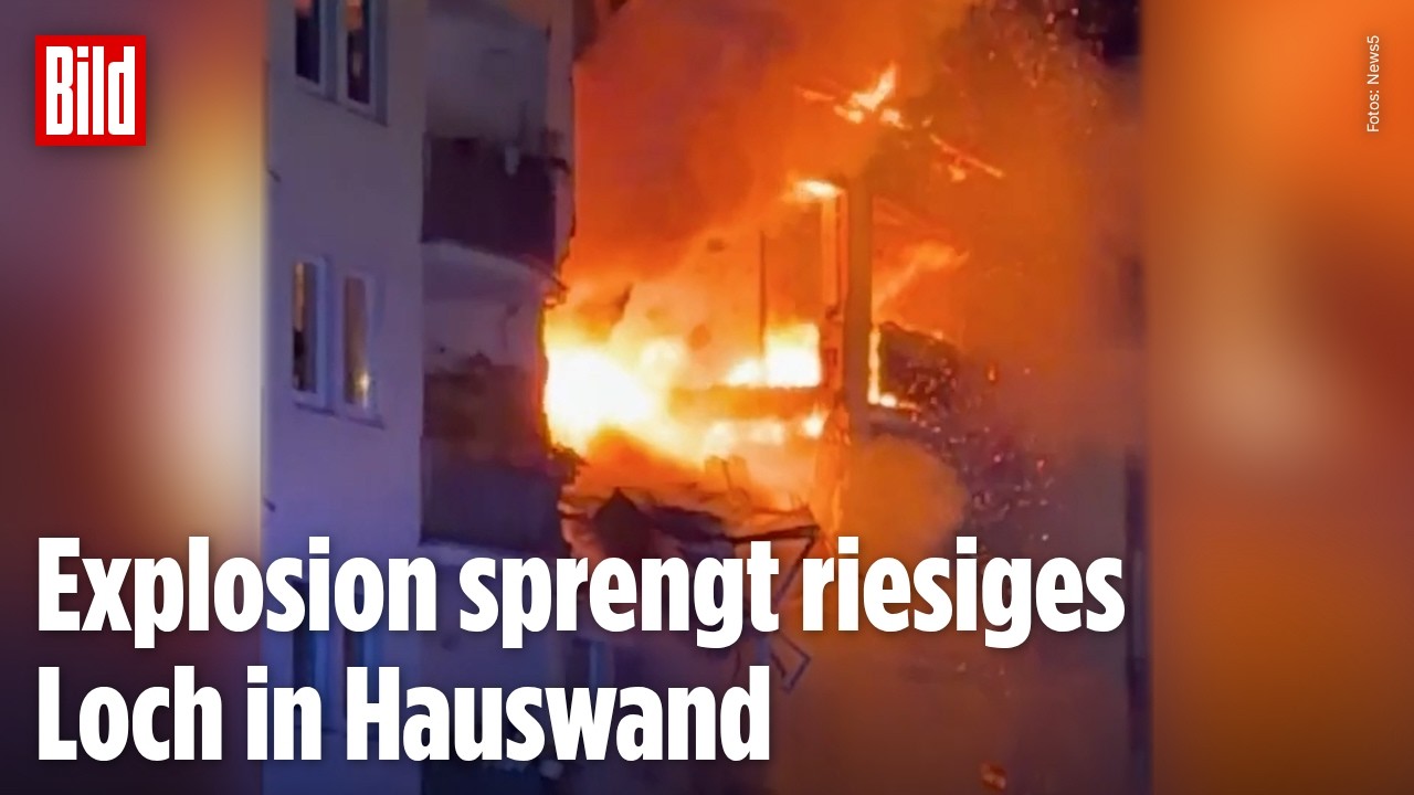 REGENSBURG: Gewaltige Explosion zerstört Mehrfamilienhaus – zwei Menschen vermisst