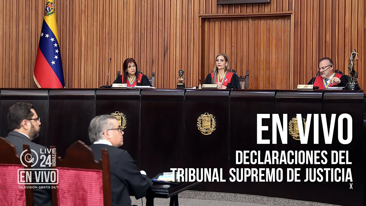 EN VIVO: Declaraciones del Tribunal Supremo de Justicia este 03 de enero