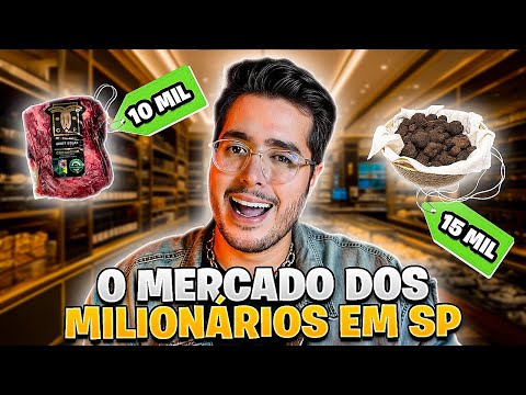 ASSIM É O SUPERMERCADO DOS MILIONÁRIOS ! - Bruno Baroni