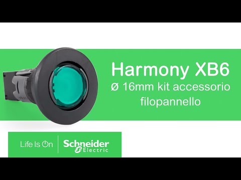 Come Montare Harmony XB6 Diametro 16mm Kit Accessorio Filopannello | Schneider Electric Italia