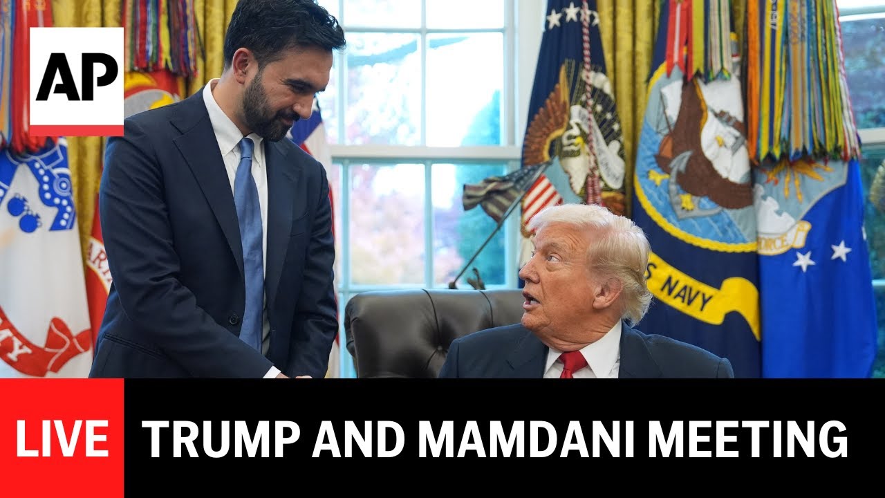 LIVE: Trump and Mamdani meeting at the White House (FULL)