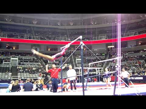 2012 USA Gymnastics Olympic Trials - UB Warm up Part 3