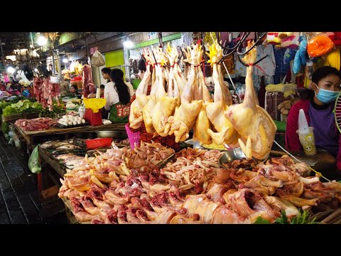 PC Market In Phnom Penh City - Cambodian Street Food Tour