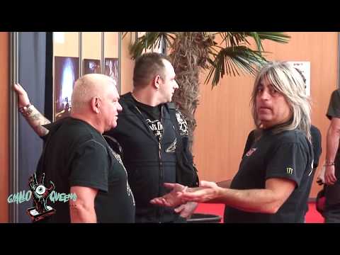 Hellfest 2010 backstage with Lemmy Kilmister, Phil Campbell , Mikkey Dee, Udo ...