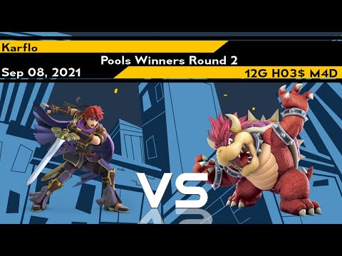[Smash Ultimate] Xeno215 (Pools Winners Round 2) - Karflo vs 12G  H03$ M4D