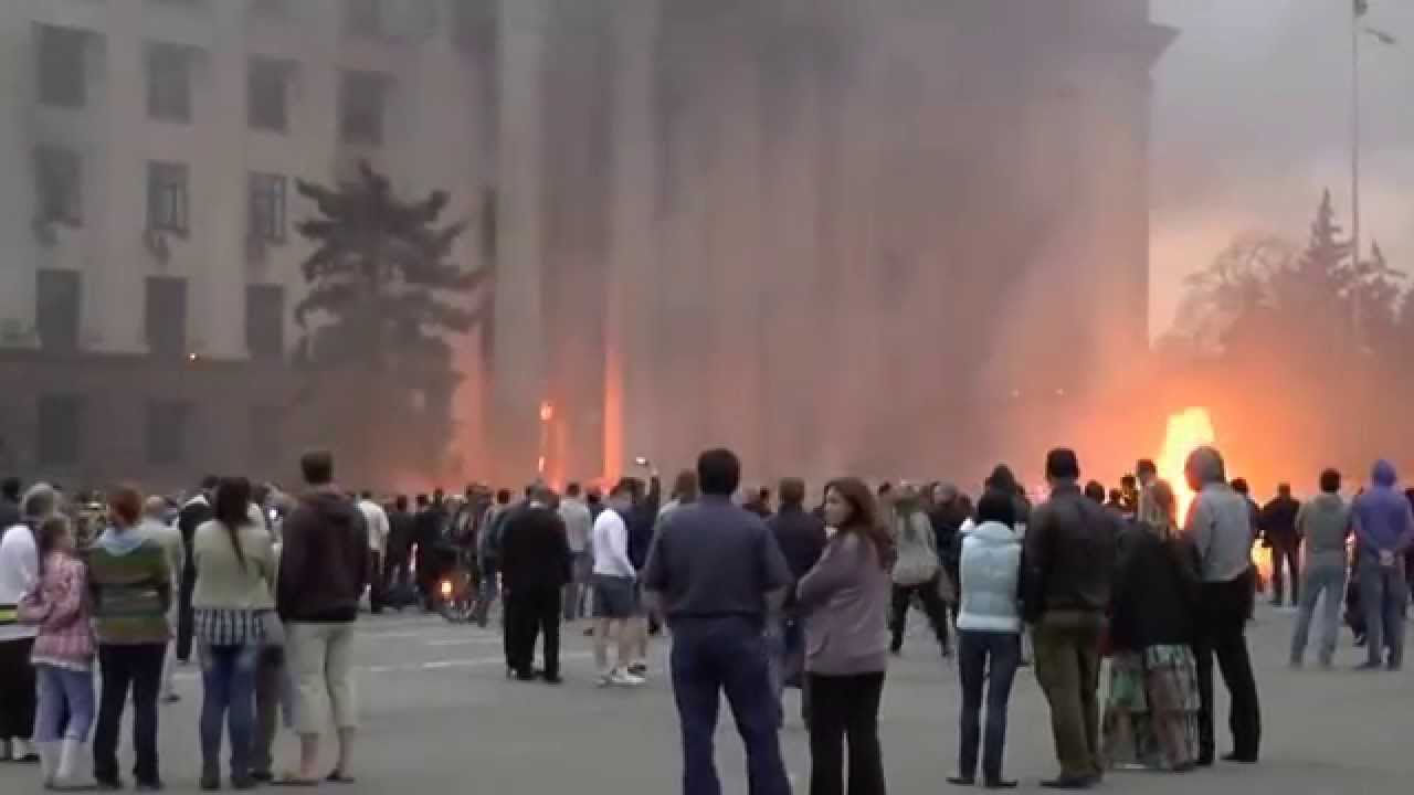 Odessa. Fire Trade Union Building. 02.05.2014