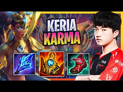 LEARN HOW TO PLAY KARMA SUPPORT LIKE A PRO! | T1 Keria Plays Karma Support vs Rakan!  Season 2023