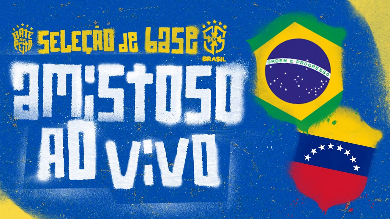 AO VIVO COM IMAGENS: BRASIL x VENEZUELA | AMISTOSO INTERNACIONAL SUB-17