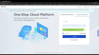 Part 1: How to Log in to Vnnox