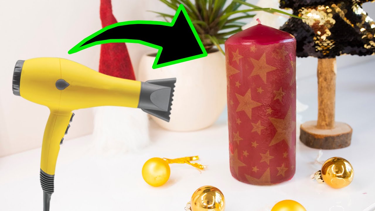 💚Jak zrobić ŚWIĄTECZNĄ ŚWIECĘ na stół WIGILIJNY 🕯🎄🎄🎄 Super sposób jak przerobić zwykłą świeczkę 🔥🔥🔥