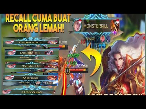 TOP GLOBAL LANCELOT HYPER CARRY SOLO RANK SAVAGE ✓✓!!