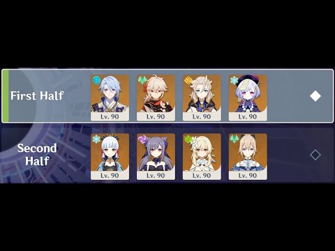 3.1 Spiral Abyss, 5★ Sword Team (pre-Nilou) - (Floor 12, 9★)