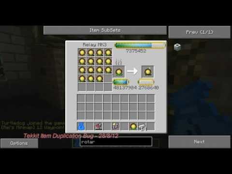jezzerusuk - Minecraft Tekkit - EE Duplication Bug (Alchemy Bag)  24/08/12