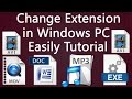 How To Change File Extension In Windows PC