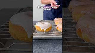 How to Make Soft Donuts at Home 🍩 | Pumpkin Donuts with Brown Butter Glaze #recipe #baking #shorts