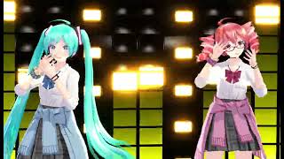 【MMD】 Chatter Chatter【初音ミク・重音テト】