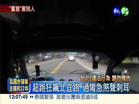 玩命車手狂飆! 北-宜只花14分鐘