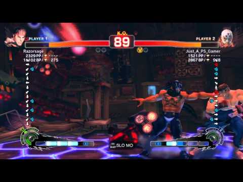SSF4 AE 2012: Razorsage (Ryu) vs Just_A_PS_Gamer (El Fuerte)