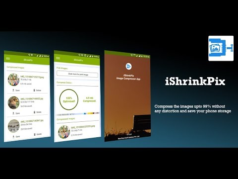 iShrinkPix: Image Compressor Android App Video