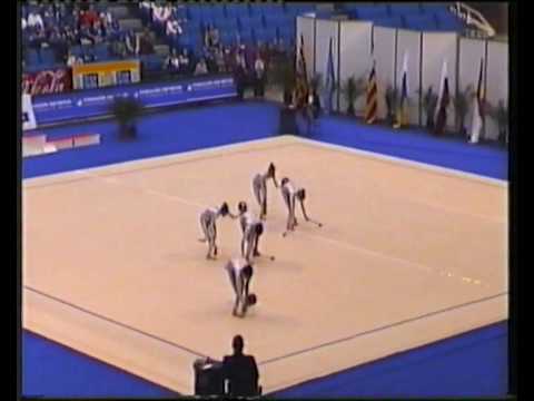 Gimnasia Ritmica AGR Catalunya Junior  Campeonato de España de Conjuntos Málaga 2000
