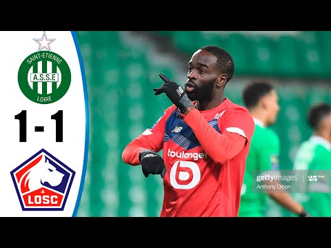 Saint-Etienne vs Lille 1-1 All Goals & Highlights 29/11/2020 HD