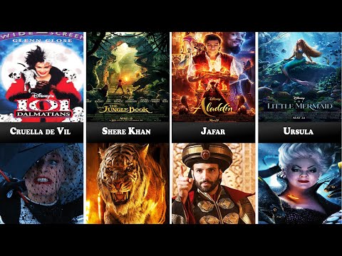 All Villains From Disney Live Action Movies (1994-2025)