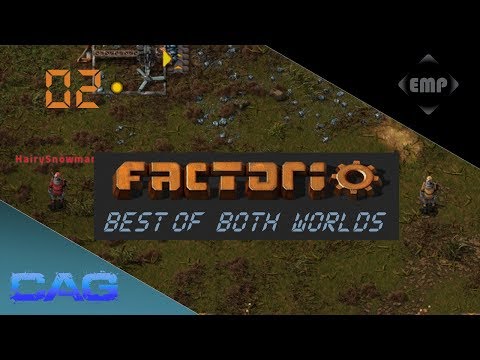 Factorio | Best Of Both World's CAG Ep. 02 - Eddies dumb ideas... Tech | CAG & EMP Collab