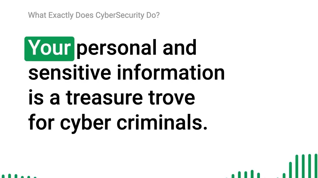 What Exactly Does CyberSecurity Do