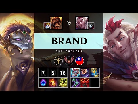 Brand Support vs Rakan - TW Grandmaster Patch 25.18