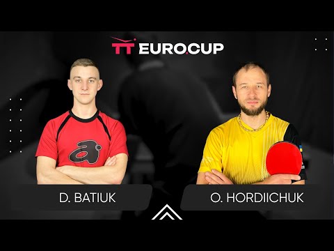 18:00 Dmytro Batiuk - Oleksandr Hordiichuk 10.07.2024 TT Euro.Cup Ukraine Master. TABLE 3